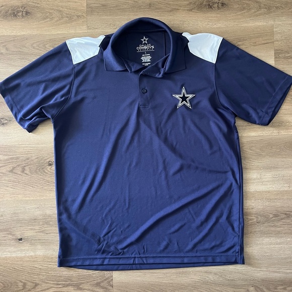 NFL Other - Navy Blue Dallas Cowboys Polo Shirt with Star Logo